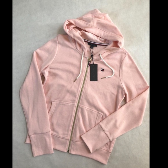 tommy zip up hoodie